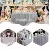 Royaltime Rectangle Sequin Tablecloth 90x132inch-225x330cm Silver Sequin Table Cover for Christmas Party Wedding decoration ► Photo 3/6