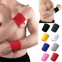 Спортивный напульсник на запястье спортивный напульсник сплошной цвет фитнес-тренировка для мужчин и женщин