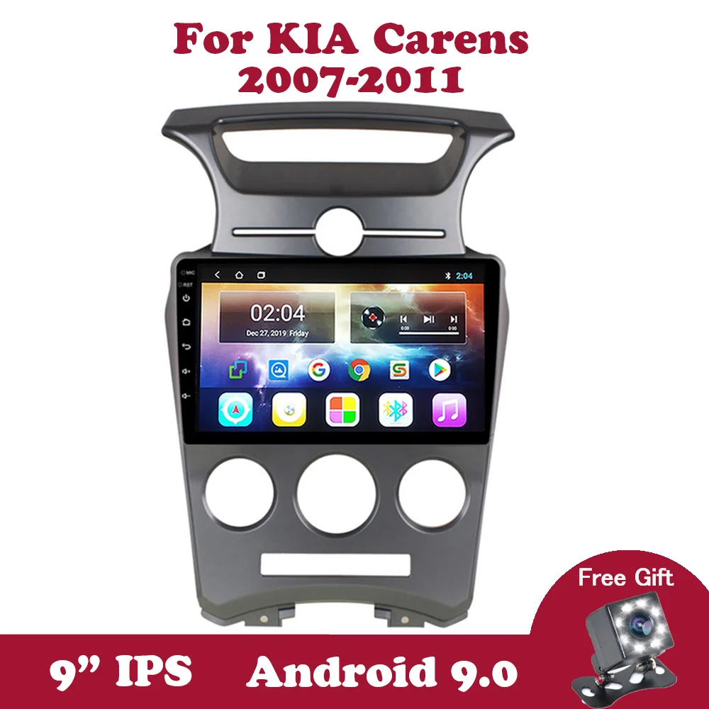 

Android 9.0 GPS navigation Multimedia Player Stereo Head Unit For KIA Carens 2007 2008 2009 2010 2011 Car Radio DVD Autoradio