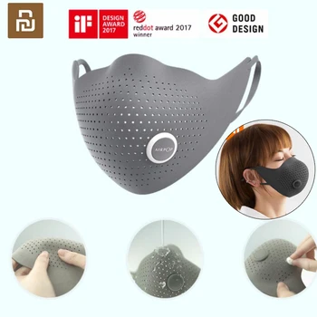 

AirPOP Air Wear PM2.5 Anti-haze Face Mask With 2pcs Filter Adjustable Ear Hanging Comfortable Washable Masks Respirator