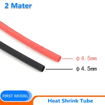 

2 Meter/lot 2:1 Heat Shrink Tubing Tube Sleeving Wrap Wire Cable 4.5mm red black
