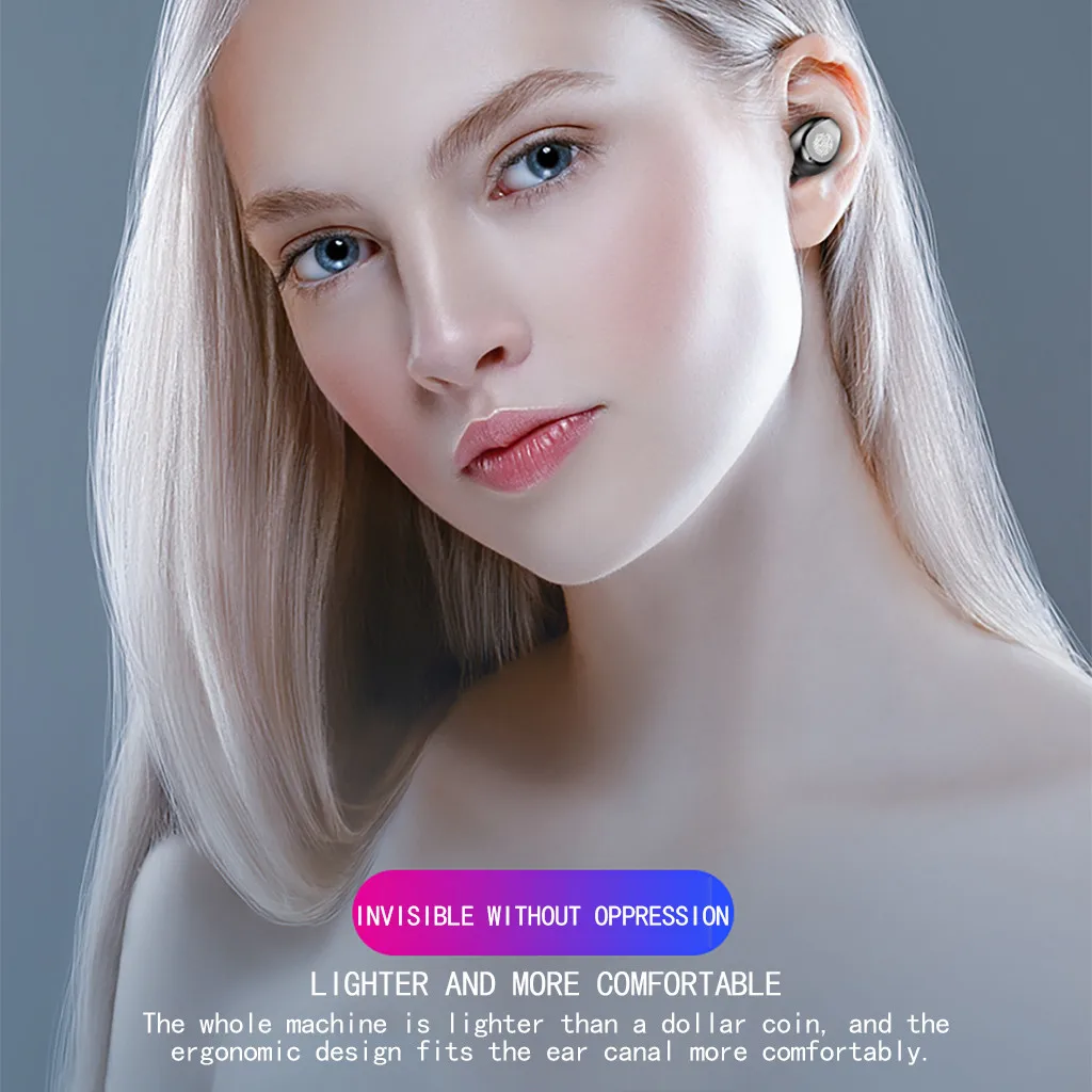 Ouhaobin беспроводные наушники TWS Mini True Bluetooth 5,0 спортивные наушники-вкладыши стерео наушники