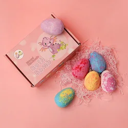Bath Ball Dinosaur Egg Explosion Sea Salt Ball Gift For Boys And Girls Fun Educational Bath Toys Kids Dinosaur Bath Ball