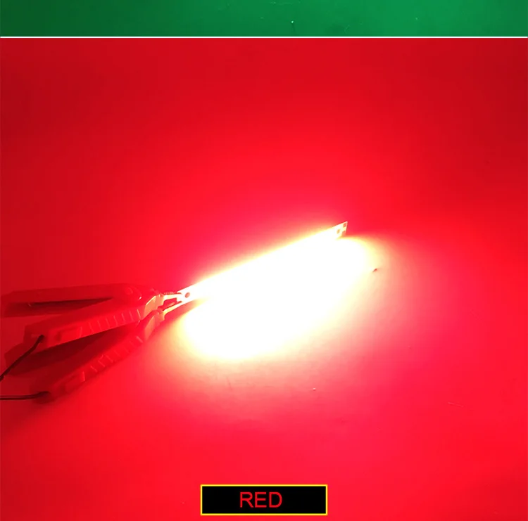 12V COB Strip Light Bulb 1000LM Blue Green Red White Color LED for Car Lighting Drone Signal Lights DIY Decor Lamps 120x10mm 21 Hf1204dd130764b71af05e835ec60a14fF 12V COB Strip Light Bulb 1000LM Blue Green Red White Color LED for Car Lighting Drone Signal Lights DIY Decor Lamps 120x10mm