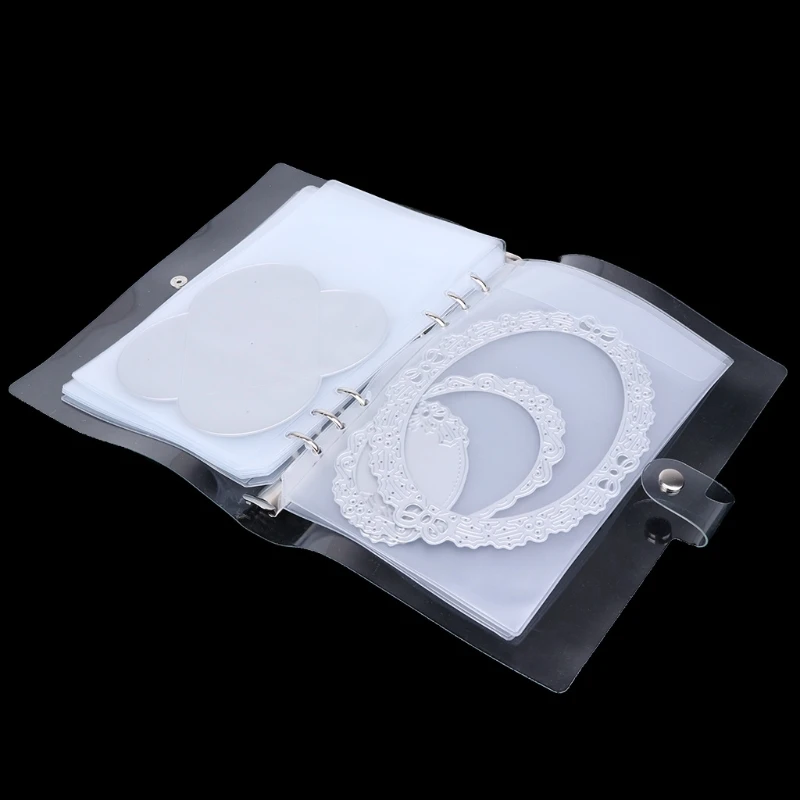 

10Sheets DIY Scrapbooking Cutting Dies Stencil Storage Book Case Book Collection