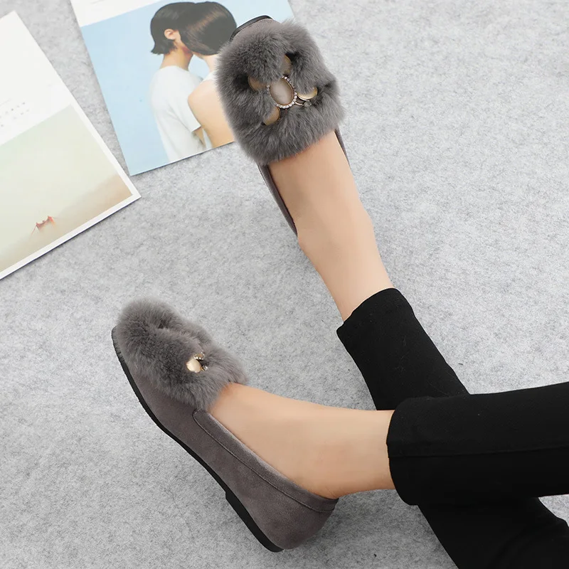 TIMETANG-Zapatos-de-piel-de-conejo-Zapatos-de-Ballet-de-mujer-flock-strass-mocasines-de-invierno (4)