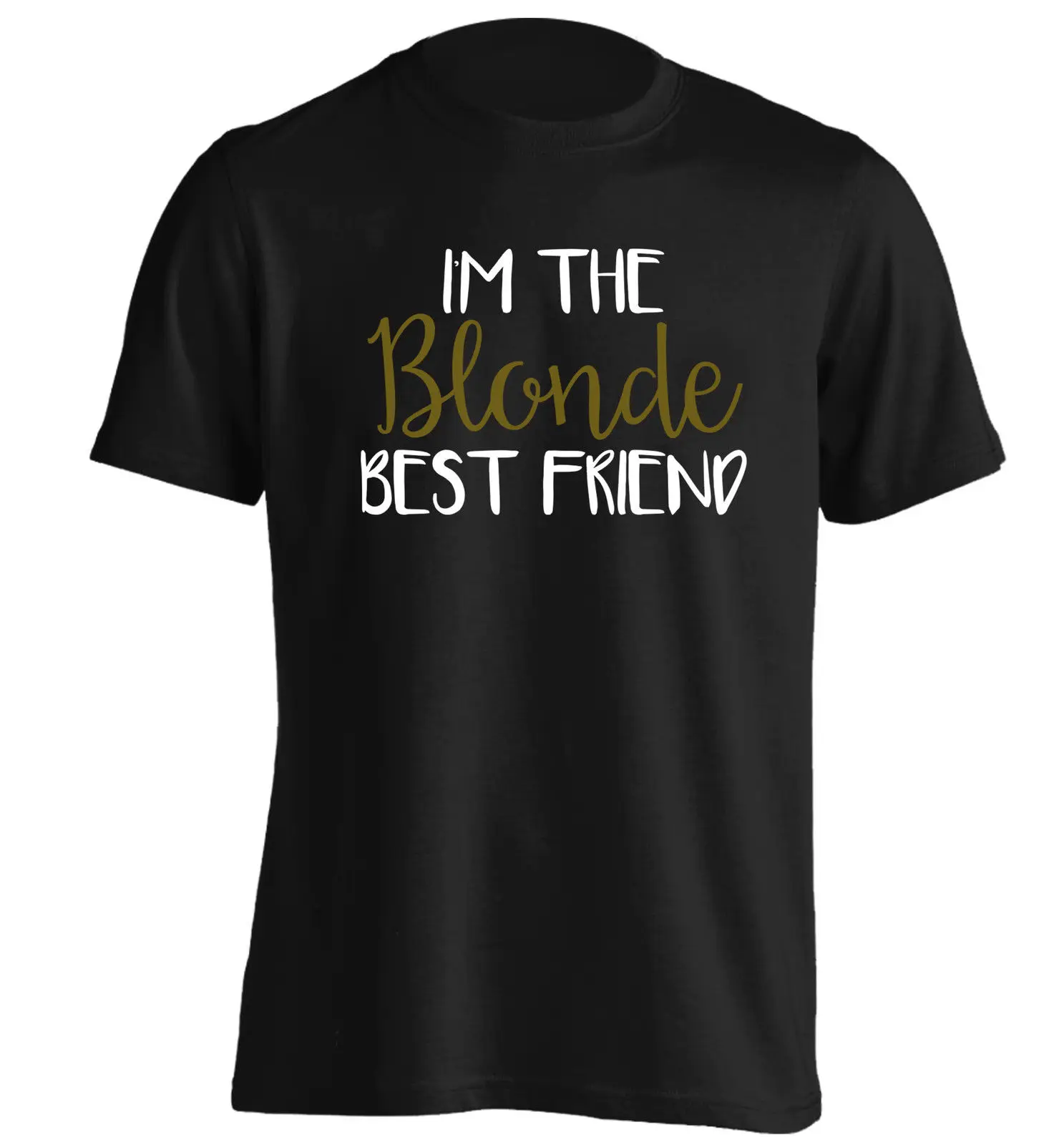 Blonde best friend футболка bff bf брюнет Смешная Пара tumblr instagram крутая Повседневная pride