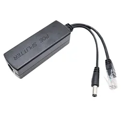 Active POE Splitter 12V 2A Output Standard 10/100Mbps Power Over Ethernet Splitter Adapter For IP Camera