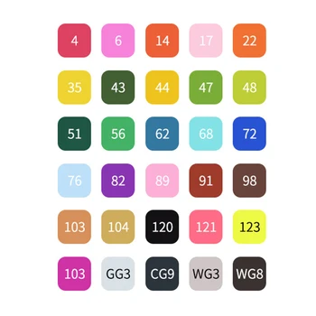 

Alcohol Based Dual Head Fade Proof Professional Art Supplies Drawing Sketching Markers Set Quick Dry Gift Non Toxic Manga School