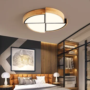 

Contracted modern Led ceiling light living room lamp atmospheric household circular bedroom lamp Nordic hall lamp