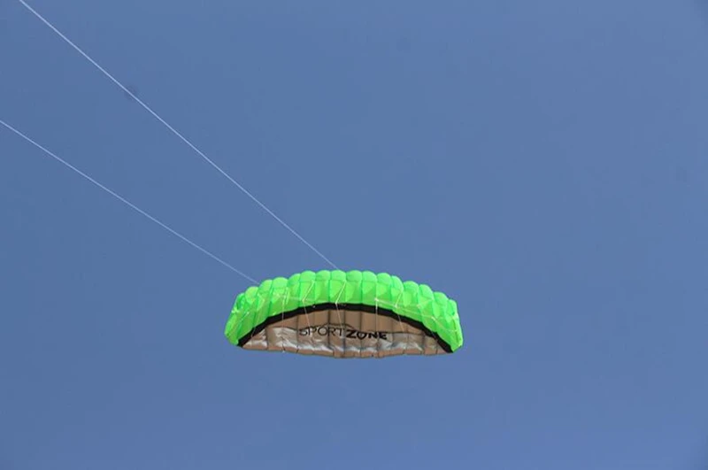 free shipping 2.5m Dual Line Stunt Sports soft Kites with control bar kitesurfing outdoor toys flying kiteboard factory koi new 3