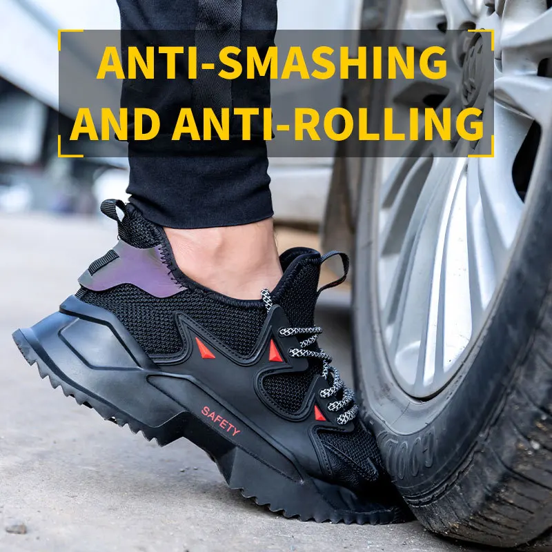 Ҹ  Ź  ũ   ۾  ƿ ߰  ȭ Anti-smash Industrial Shoes