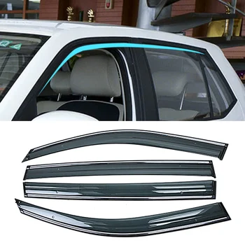 

For SKODA Fabia NJ 2014 2015 2016 2017 2018 2019 Car Window Sun Rain Shade Visors Shield Shelter Protector Cover Trim Frame