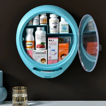 

Large Size Multi-functional Medicine Box Creative Home Storage Box Bathroom Living Room Wall Hanger Partition Multilayer Medicin