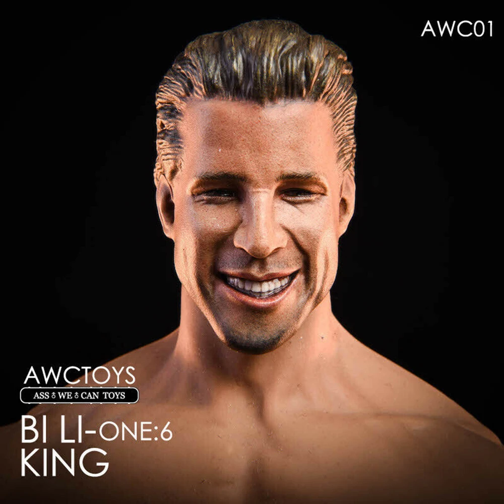 AWCTOYS AWC01 1/6 Bi Li King Head Набор для лепки и одежды для 1" TBleague мужской Бесшовный корпус M35 Body - Цвет: HEAD AND CLOTHING