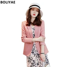

Boliyae Spring Autumn New Fashion Dress Suits Women's Elegant Blazers With Pants Long Sleeve Jacket Office Formal Coat Chic Top