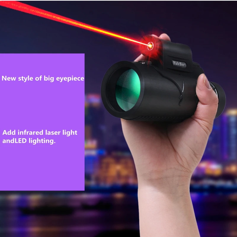 

Hot Sale 12x50 High-quality Telescope Monocular Infrared Telescope Professional Outdoor High-power High-definition Night Vision