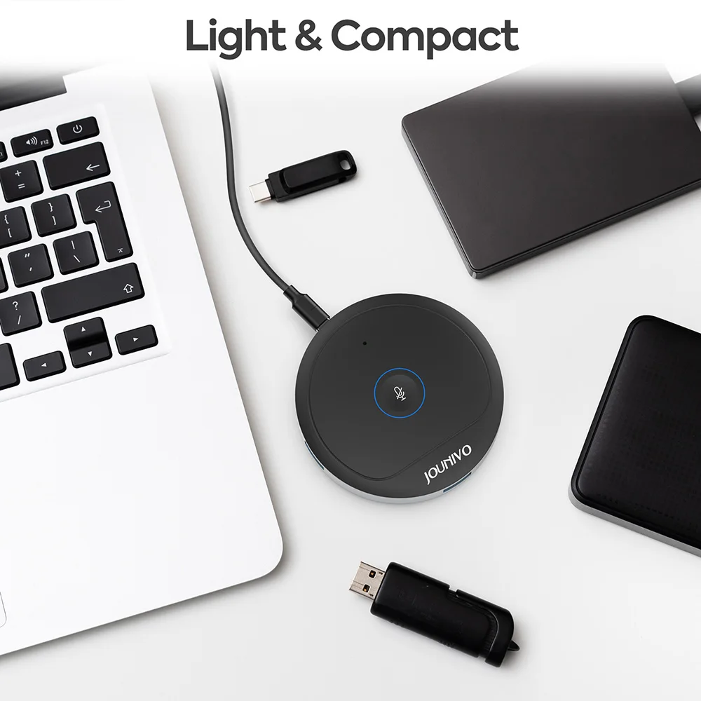 Micro para Computador Microfone de Conferência com 5-em-1 Adaptador Omnidirection Computador Condensador Mic Zoom Tabletop Mac lp Usb 360 - Image 2