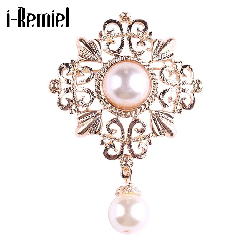 Высококлассная корейская мода новинка жемчужный галстук бабочка женская Броши