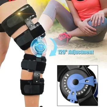 

Sports Kneepad Knee Brace Support Adjustable Fixation Bracket Knee Protector Stabilization Fracture Knee Leg Brace Knee Pads