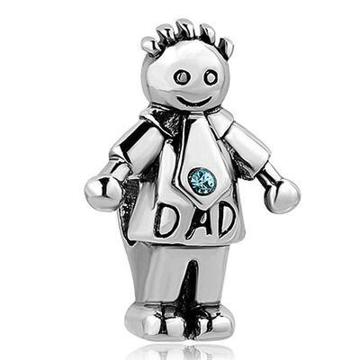 bear mom dad girl boy dog cat dangle diy Bead fit original  charms silver 925 Bracelet for women girl fashion jewelry