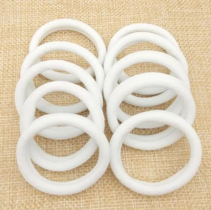 50 Pcs/Lot Black Colorful Scrunchies Ponytail Holders White Hair Accessories Ties Headband Seamless Hair Bands For Women Girl - Image 4