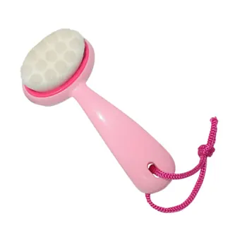 

1Pc Double-isde Face Cleansing Brush Large Size Blackhead Removing Brush Deep Pore Scrub Brush Portable Facial Skin Care Cleanin