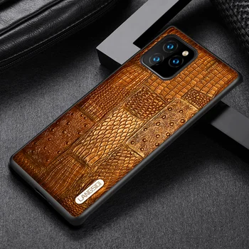 

LANGSIDI Fashion case For Iphone 11 pro max xr x 7plus 8 max SE 2020 Luxury Genuine leather cover man Business fundas