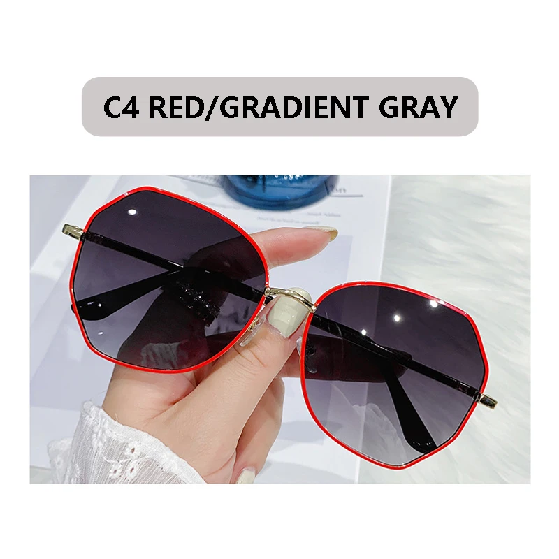 fashion sunglasses 2021 Brand Designer Sunglasses For Women Fashion Polygon  Metal Frame Sun glasses Luxury Vintage Female Eyewear UV400 Oculos big black sunglasses Sunglasses