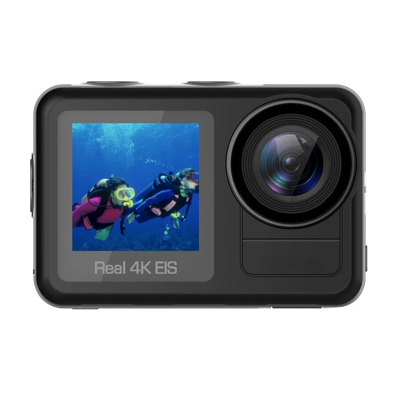 Экшн камера Ultra HD 4K / 30fps WiFi 2 0 &quot170D Подводная Водонепроницаемая видео на шлем go Sport
