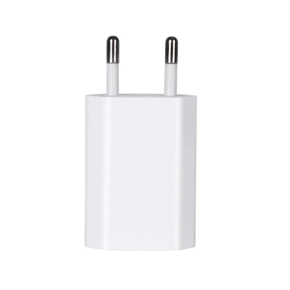 10 шт. Зарядная головка ЕС с отдельным портом, usb мобильное зарядное устройство для телефона для путешествий для Iphone samsung мобильных телефонов