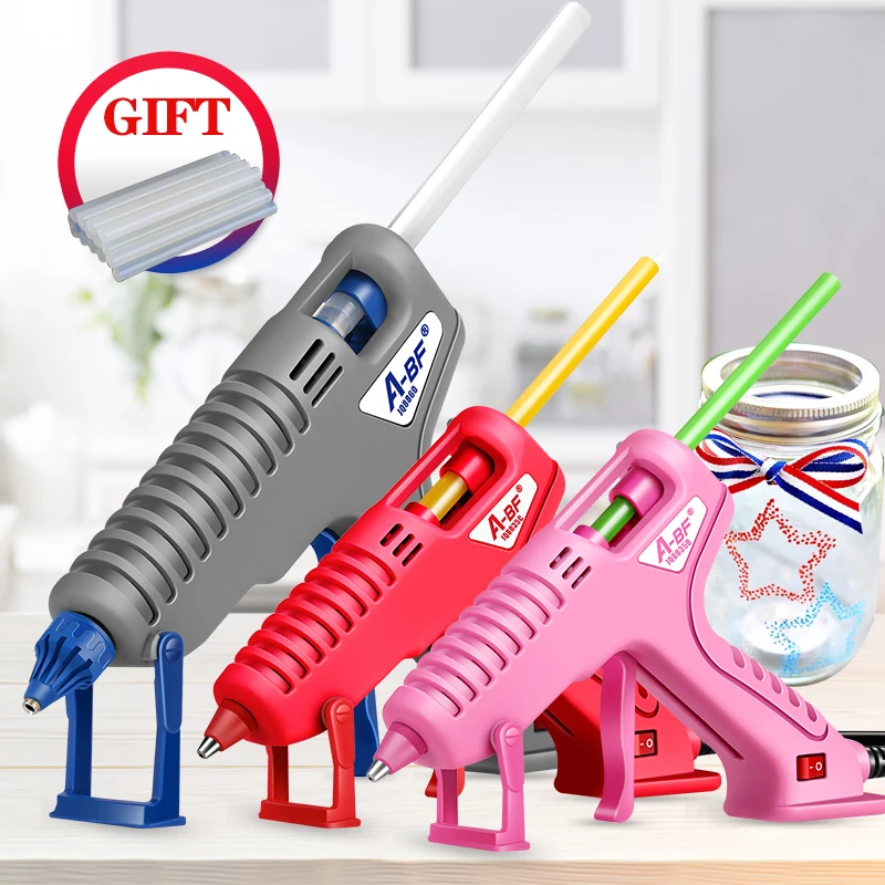 

A-BF JQ8835/JQ8835B Hot Melt Glue Gun Industrial Grade Household DIY Hand Tool Power 60W Repair Heat Gun 100V-240V