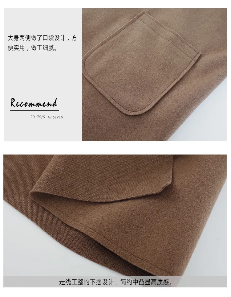 [EWQ] зимний Кардиган большого размера с большими карманами, корейское длинное толстое теплое шерстяное пальто с открытым передом и длинными рукавами QK803
