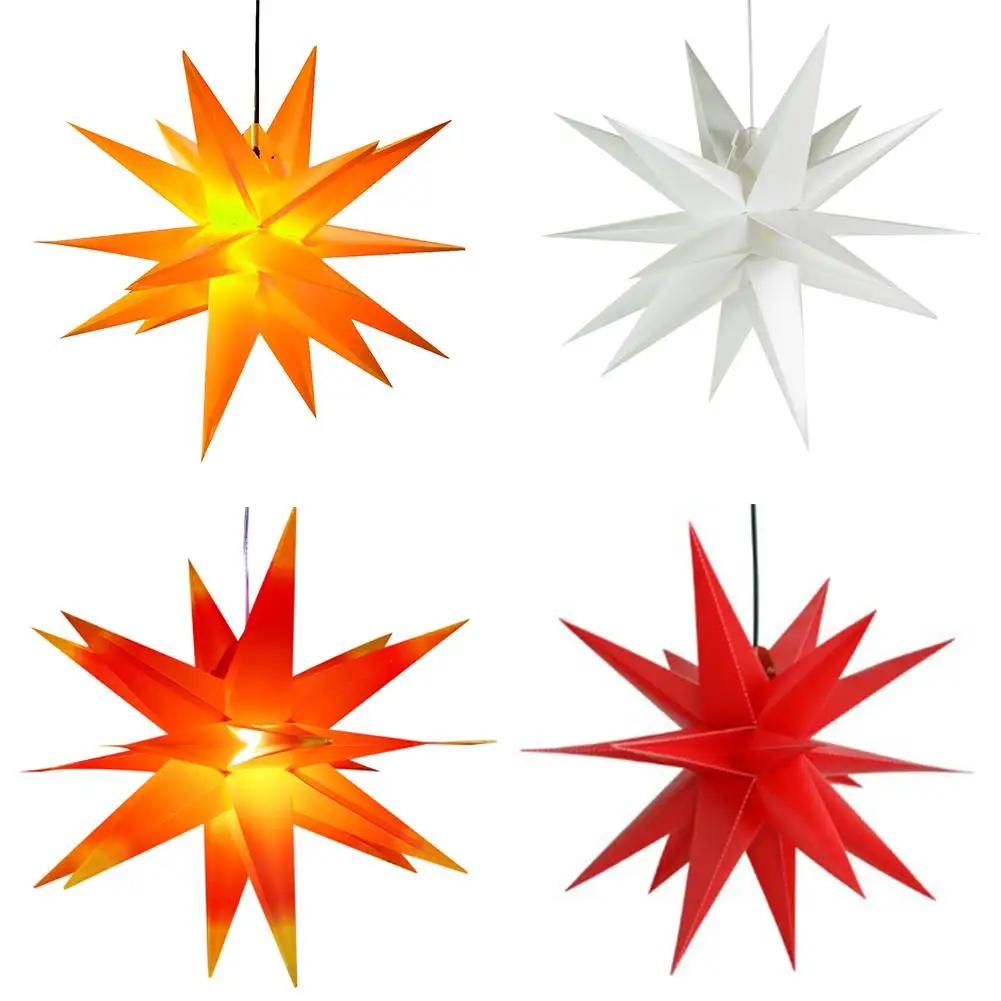 

Explosion Star Light Tri-color Hanging 18-point Star Lampshade Without Light Source Bar Stage Creative Decoration Supplies