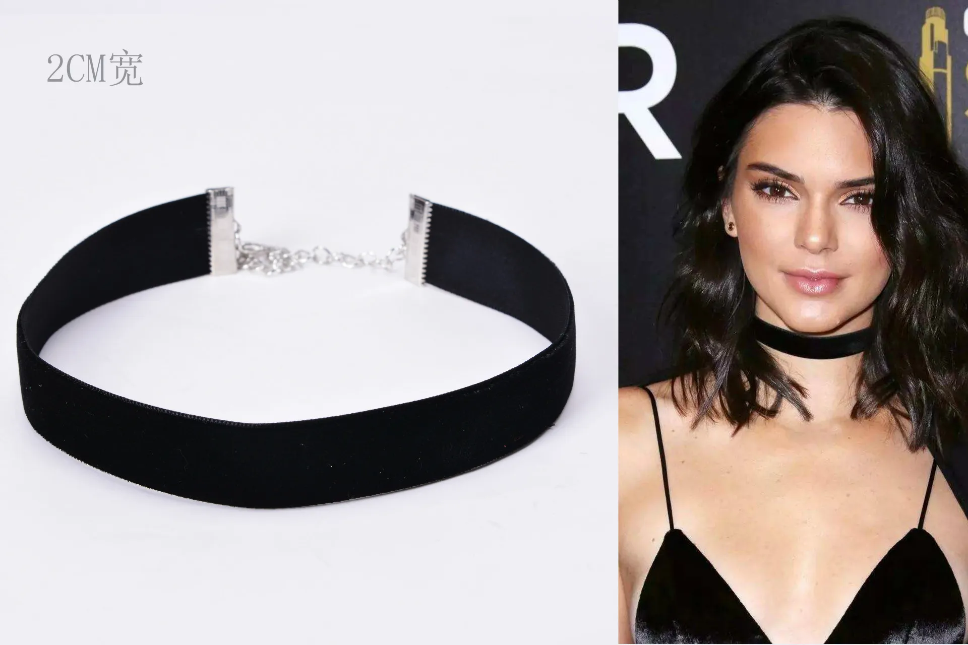 Retro Simple Black Velvet Choker Collar Neck Chains Clavicle Chain For Women Girls Female Necklace