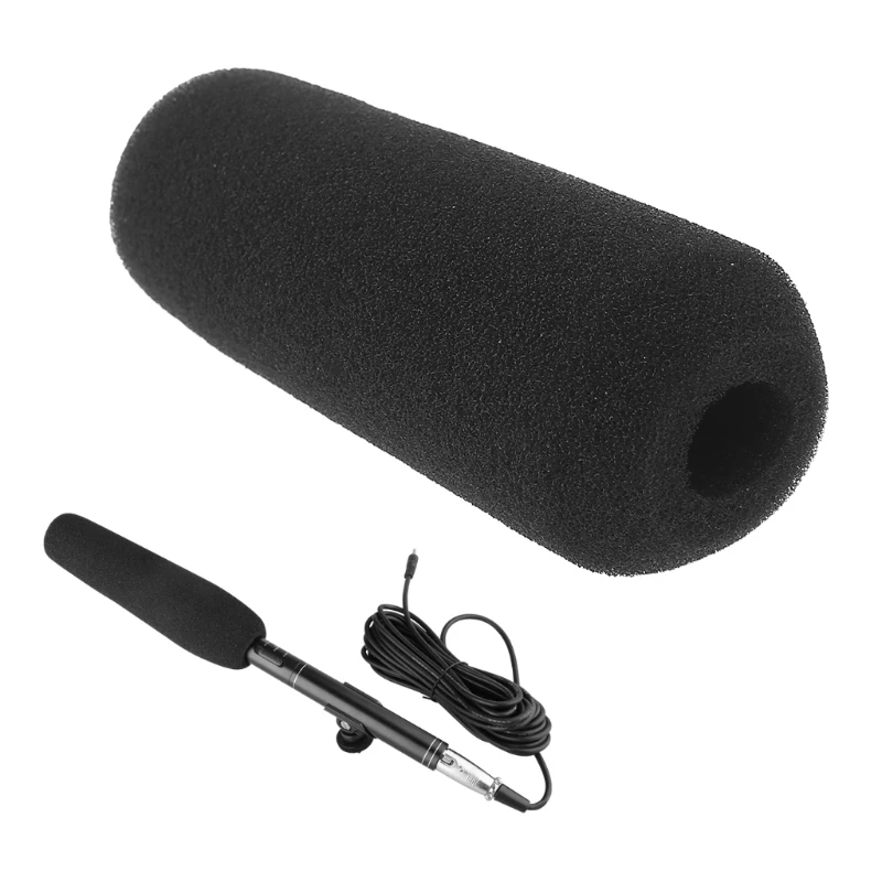 

12cm Professional Interview Microphone Sponge Cover Windshield Protective Sleeve 634A