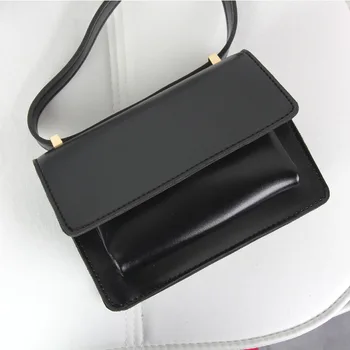 

2020 Fashion New Women's Bag Messenger Bag Retro Small Square Bag High Quality PU Leather Shoulder Messenger Bag
