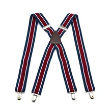 Для взрослых 4 клип полосатые мужские брюки ремень зажим высокого качества эластичные тонкие жаккардовые эластичные подтяжки