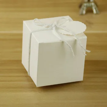 

100 Pcs Sugar Boxes Solid Color Creative Wedding Ceremony Boxes