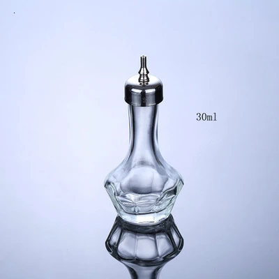 Silvery 30ml Японский стиль, профессиональный смеситель для бара, для бармена, стеклянная бутылка для приготовления коктейлей, инструменты, аксессуары, бутылка для вина Absinth - Цвет: Silvery 30ml