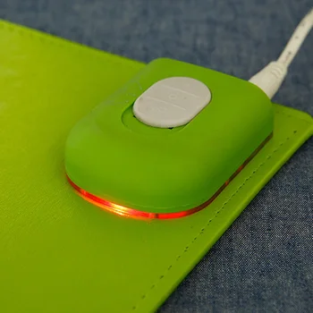 

Winter Warmer Office Table Computer Mouse Pad PU Waterproof Desk Keyboard Mat Game Electric Heating Pads US Plug PUO88