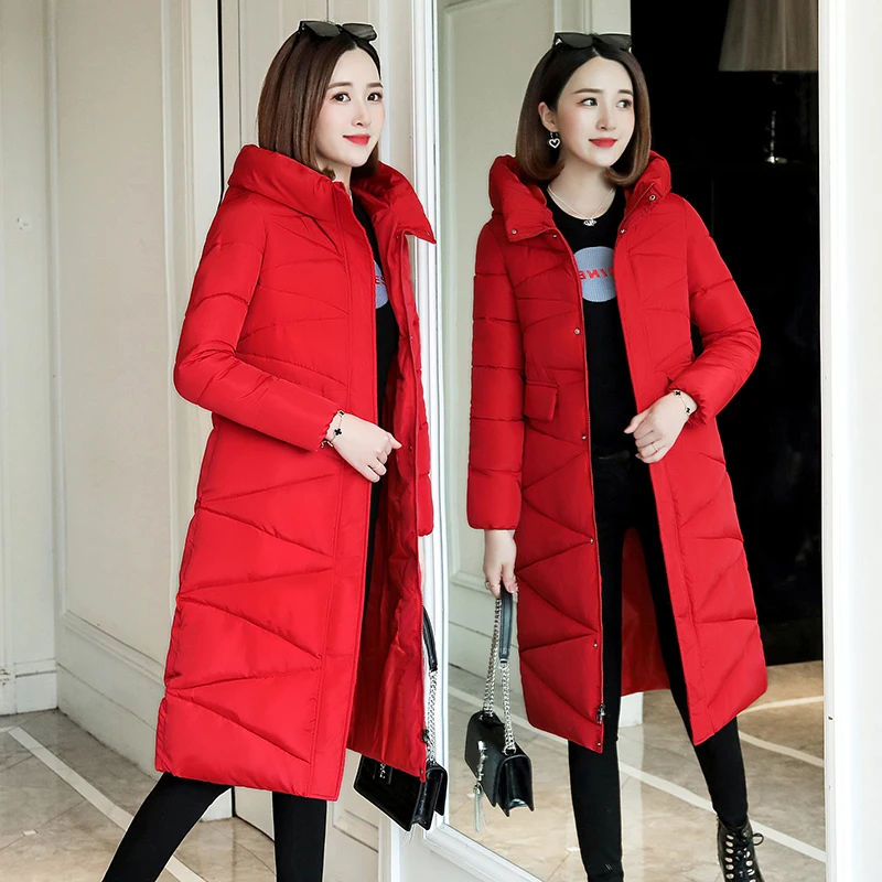 Most effective  Plus Size 3XL Women Parkas Winter Hooded Warm Coat Slim Cotton Padded Basic Jacket Female Casual lo