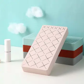 

24 Grid Silicone Lipstick Storage Box Makeup Organizer Cosmetic Display Stand X4YD