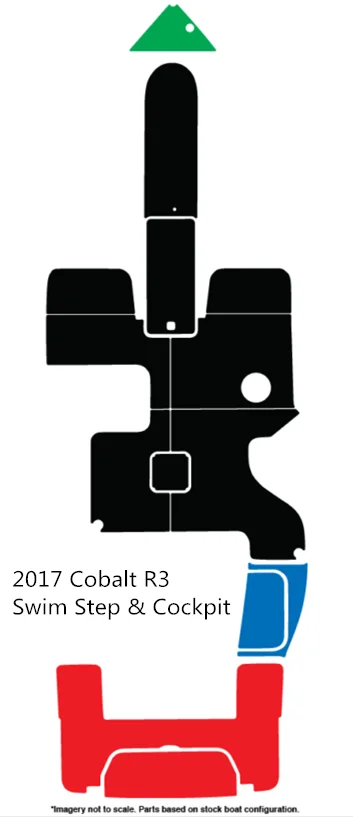Cobalt R3 плавающий шаг и коврик для кокпита лодка EVA Тиковый настил 1/" 6 мм