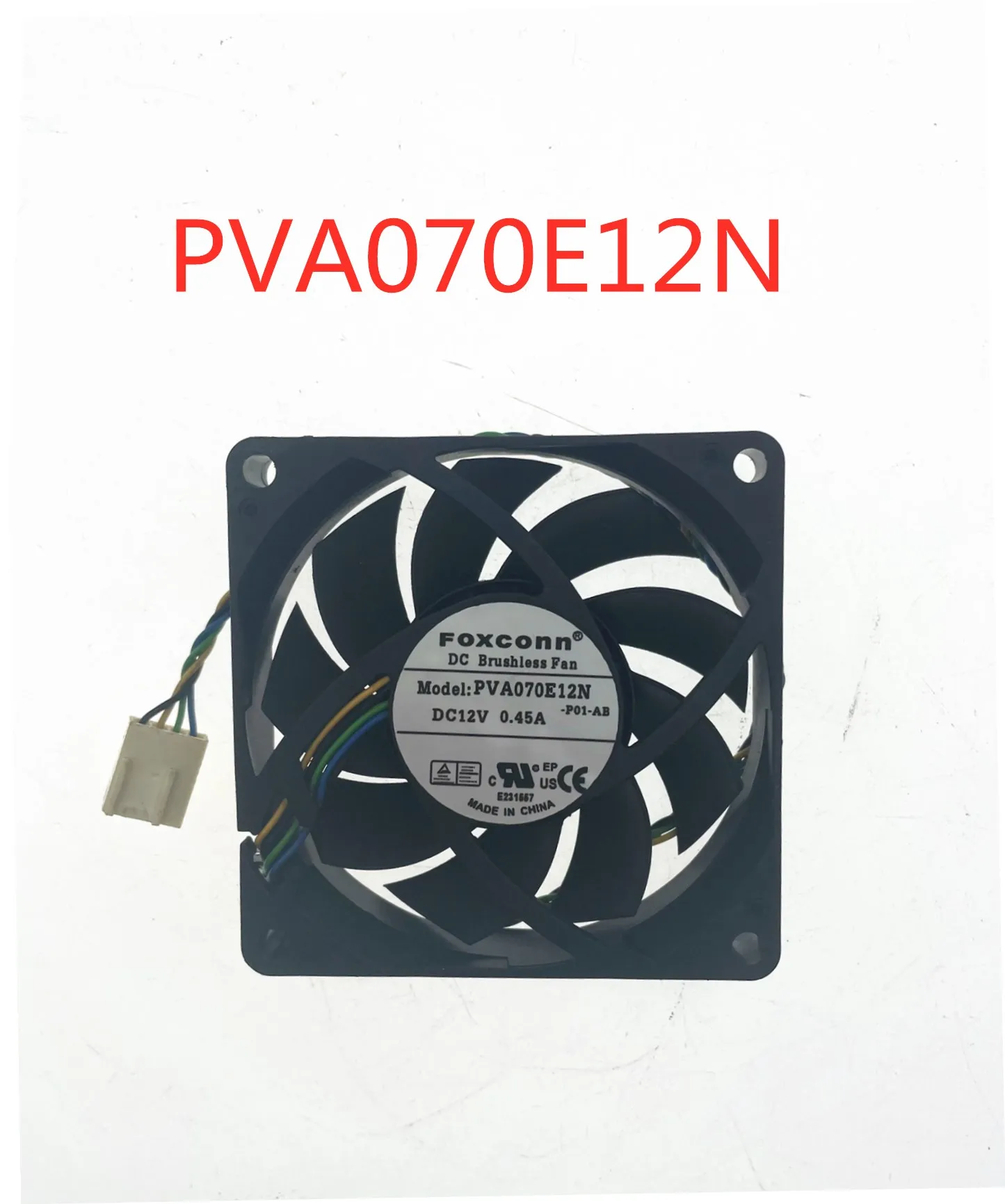 Для Emacro для Foxconn PVA070E12N -P01-AB DC 12V 0.45A 70x70x15 мм Сервер вентилятор охлаждения |