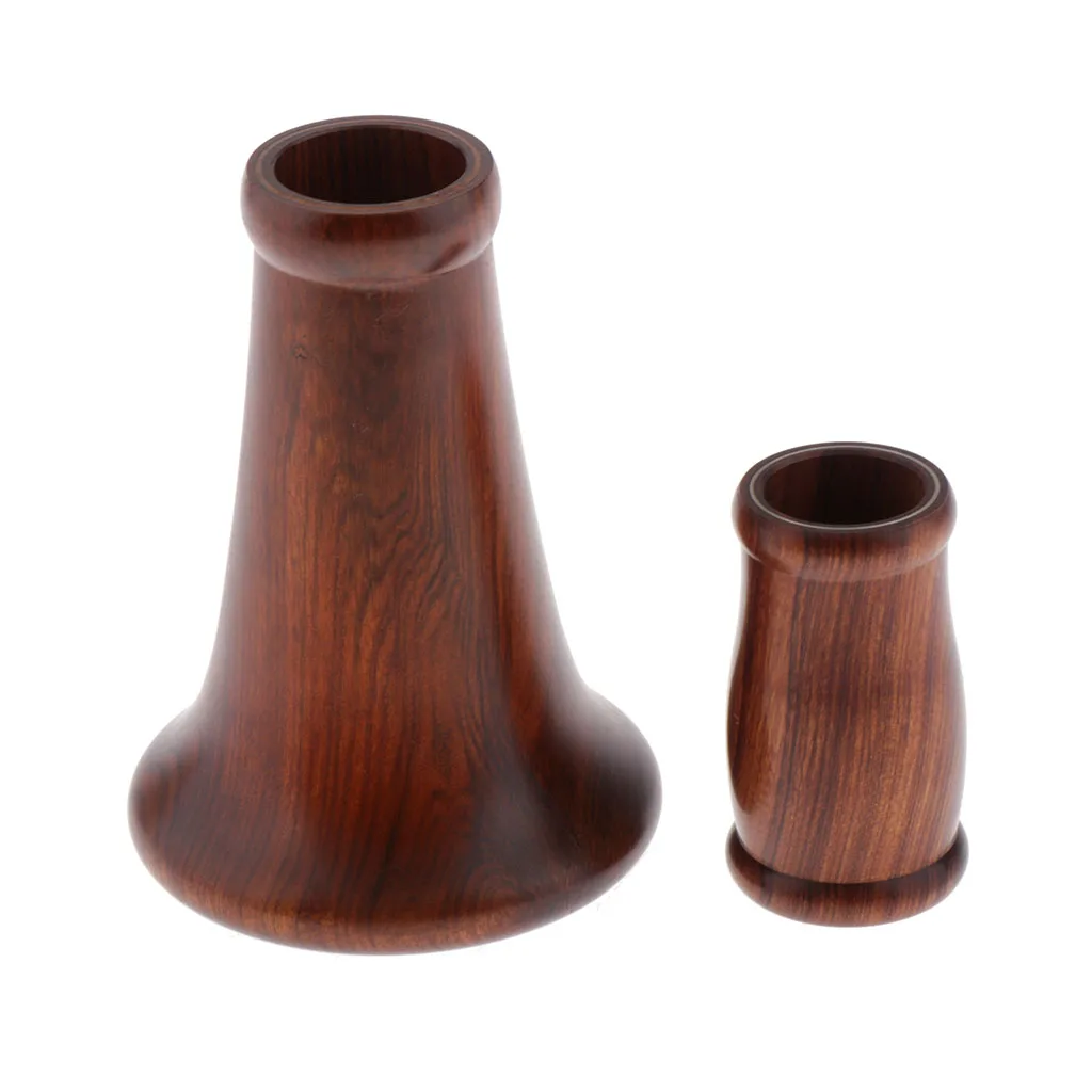 MagiDeal Ebony Clarinet Bell Drop B Two Section Tube Bell for Clarinet Parts