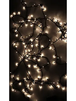 

Garland strand for jewelry 220-230в, cord black 100 led warm white Solar Street