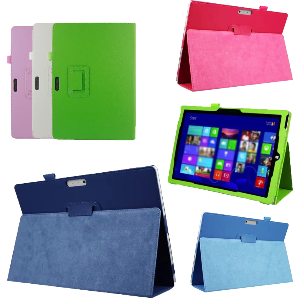 Hard Cover Shell Case For Microsoft Surface Pro 4 12.3 inch Fashion Smart Magnetic Holder Skin Fundas W. Tablet Screen Protector