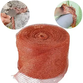 

6/15/30m Anti-bite Knitted Copper Mesh Bat Mouse Cave Hole Gaps Blocker Tool It can be used to block holes of any shape and size