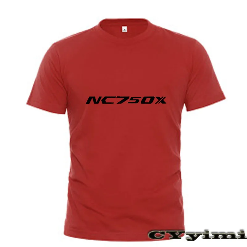 For Honda NC 750 X NC750X 750X T Shirt Men New LOGO T-shirt 100% Cotton Summer Short Sleeve Round Neck Tees Male |